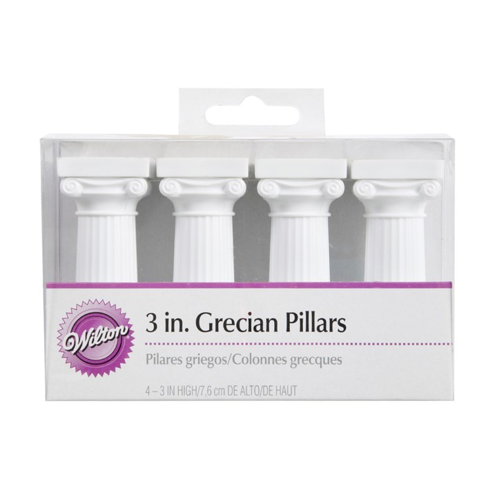 Wilton Grecian Pillars 3" - 4 Set