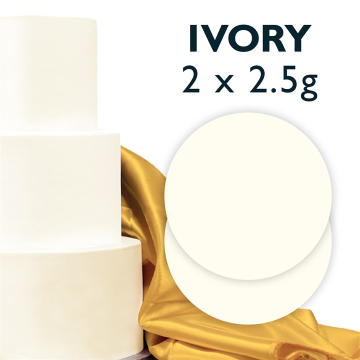 Satinara Luxury Sugar Paste 2 x 2.5kg - Ivory