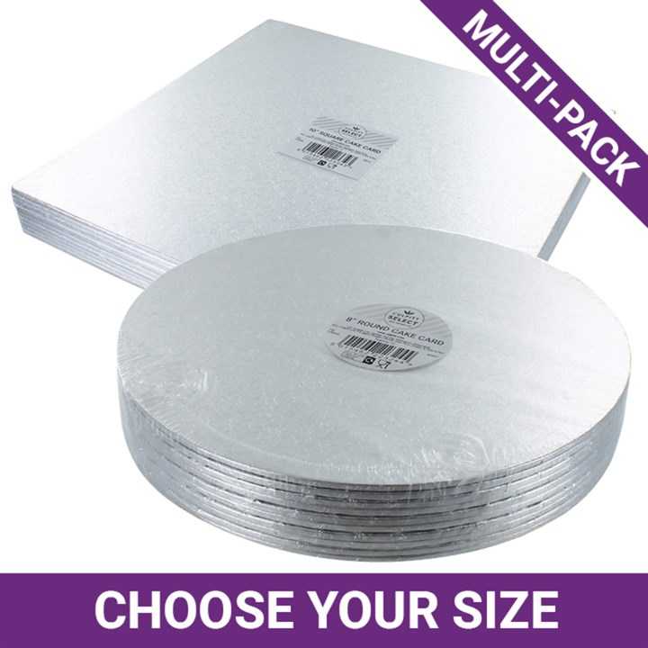 Culpitt Select 3mm Cake Cards - Round & Square - 10 Pack