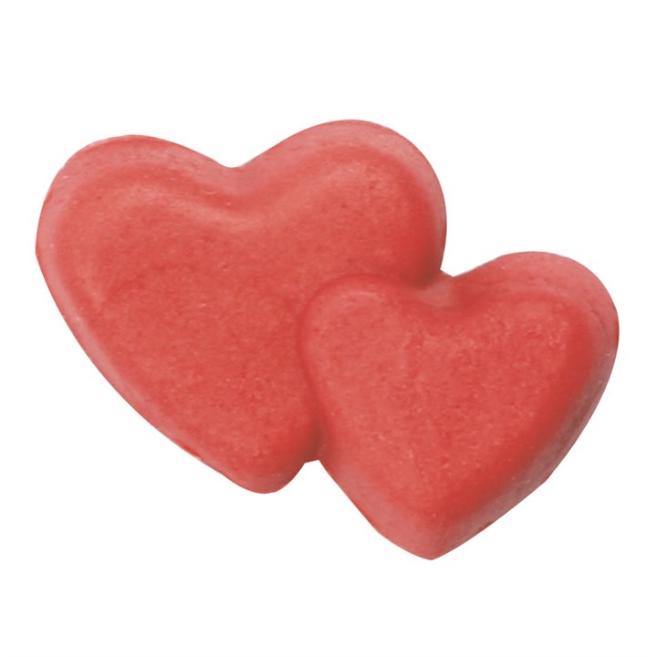 Double Red Sugar Heart - 18mm